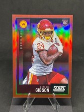 Antonio Gibson 2020 Chronicles Score Update Red Zone /20 #456 Washington Rookie