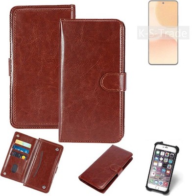 KUNSTLEDER HANDYTASCHE FÜR Realme P4 5G SCHUTZ HÜLLE WALLET BOOK FLIP MAGNET E
