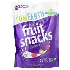 Gluten Free Fruit Snacks, Favorites, 10 Snack Packs, 0.7 oz 19.8 g Each