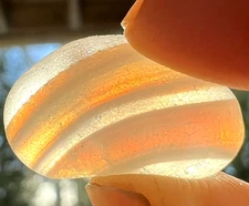 Nice Layered Opalescent  Multi! Real Davenport Beach Sea Glass