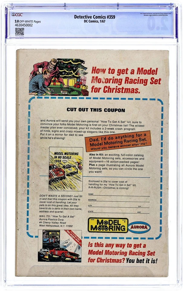 Detective Comics #359 CGC 2.0 1967 4630450002 1st new Batgirl Barbara Gordon - Image 2 of 2