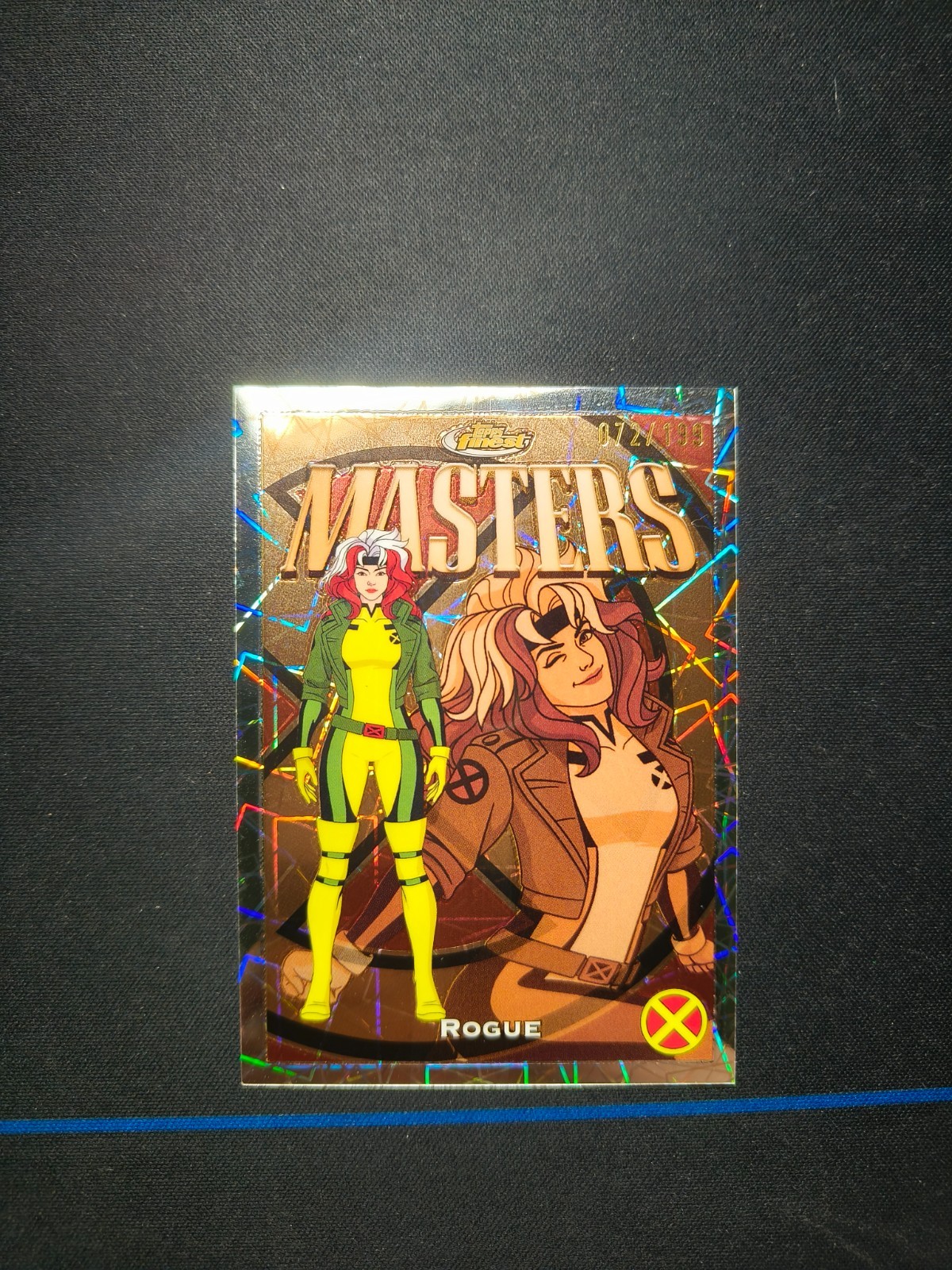 2025 Topps Finest Marvel X-Men '97 Masters Rogue #39 Laser Refractor /199 A6