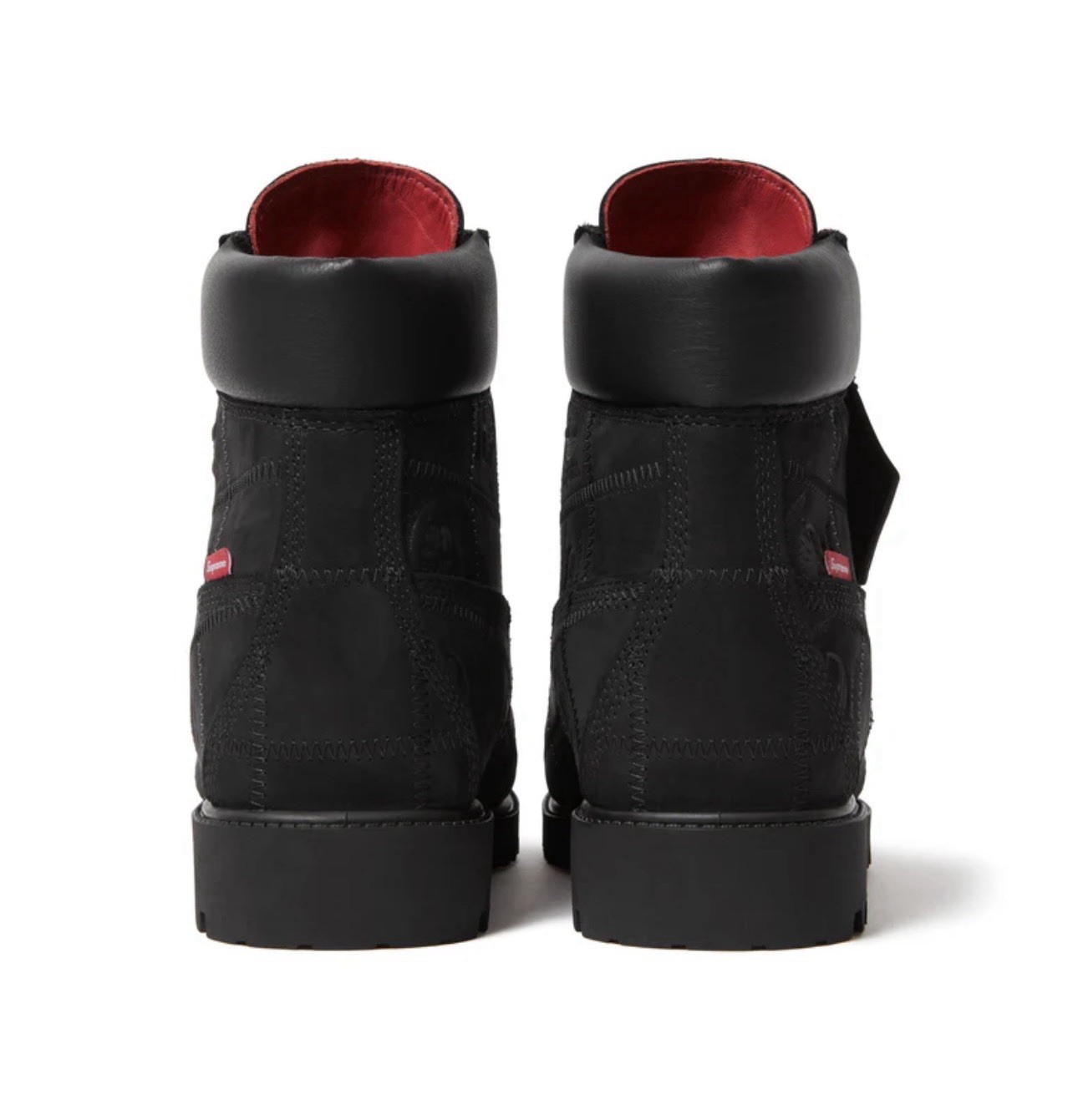 Timberland X Supreme Patchwork 6” Waterproof Boots 12 Black Premium image 4