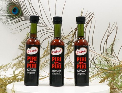 Piri-Piri Extra Hot Sauce CALVE 3 x 50 ml,150 ml, 5.1 oz Portugal