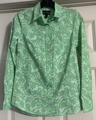 NWOT J. Crew Floral Boy Shirt Cottagecore Old Money Quiet Luxury Scandi Size 00