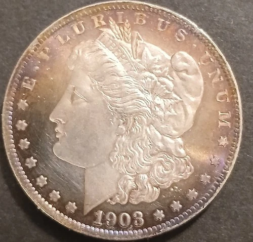 1903-P Very Fine Morgan Dollar.  90% silver.  Excellent eye appeal. 👁