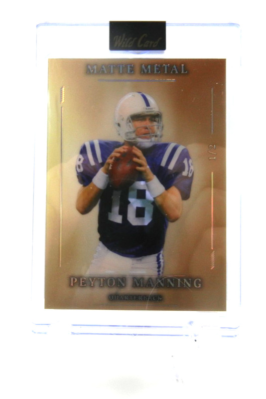 2026 Wild Card matte metal peyton manning 1/2