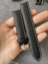 Vintage Watch Strap 18 mm  Leather Nos Top Quality V66 
