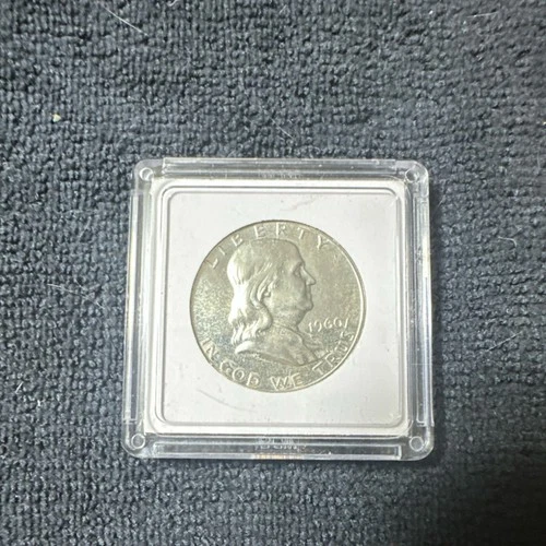 Franklin 1960 Silver Half Dollar 50C Coin 0.9 Fineness Silver Uncertified