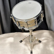 Pearl 14 Inch Snare Drum Custom Alloy Steel Shell with Stand