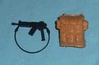 vtg original G.I. GI JOE gijoe OUTBACK WEAPONS PARTS LOT gun backpack FREE SHIP
