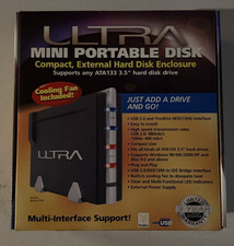 ULT31310 Ultra Mini Portable Disk. Compact, External Hard Disk Enclosure NEW