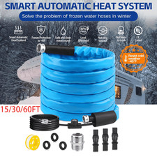 15/30/60ft Heated Water Hose for RV -45℉ Antifreeze Heated Drinking Water Hose
