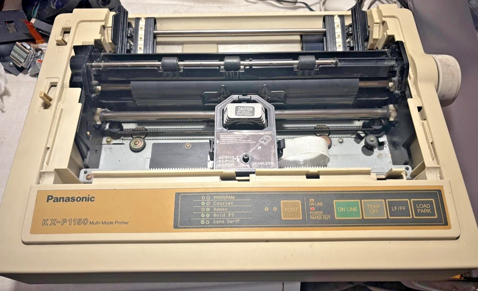 Panasonic KX-P1150 Multi-Mode Dot Matrix Printer w/ Power Cord & Cable Connector - Image 3 of 4