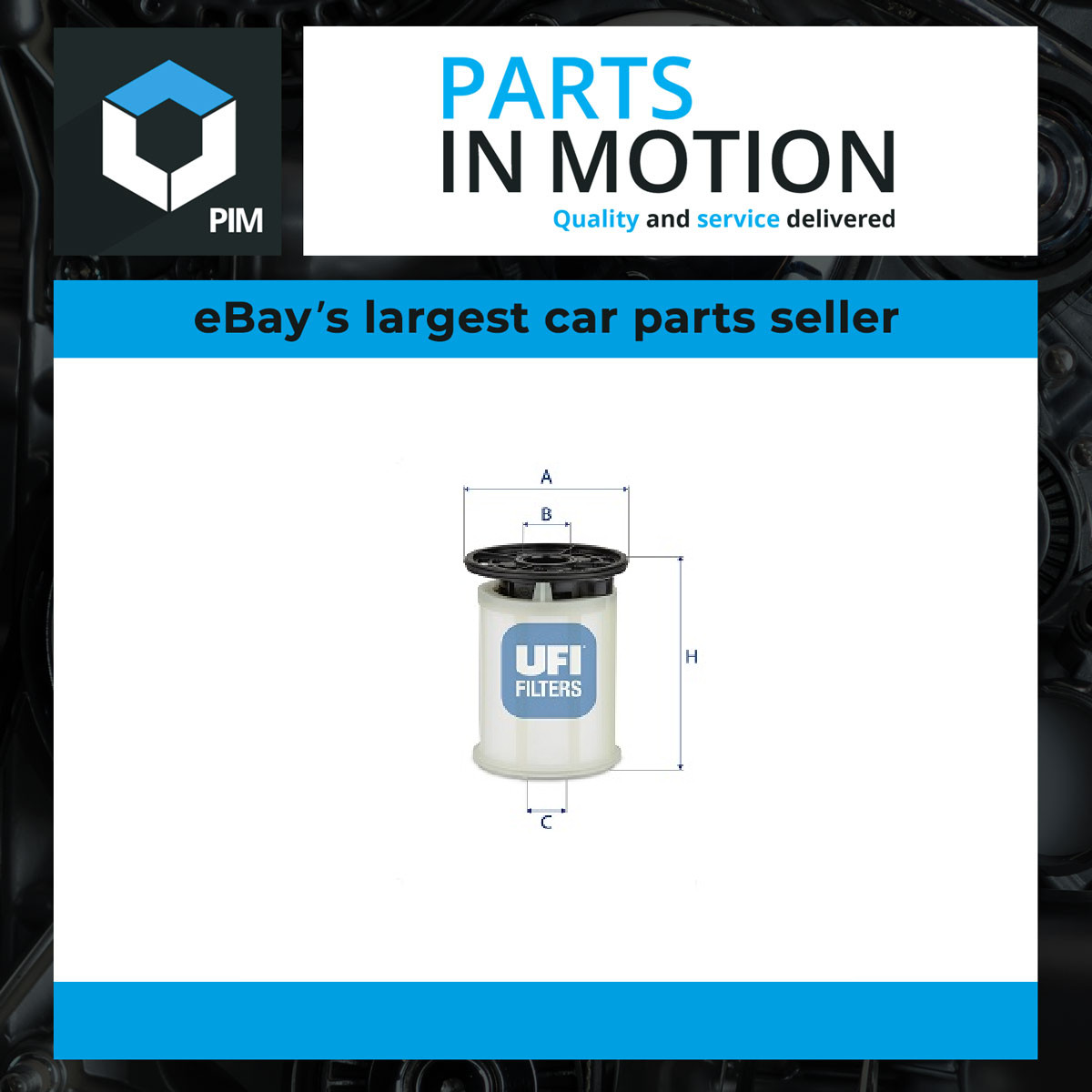 Fuel Filter fits FIAT DUCATO 250 2.2D 2021 on UFI 77369138 Quality Guaranteed