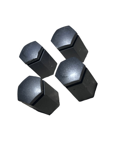 4x Radschraubenkappen 17mm Schwarz – Lang – für Opel / GM (203)