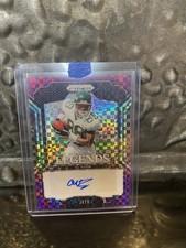 2024 Panini Prizm Al Toon Franchise Legends Purple Power Prizm Auto 48/49 - Jets