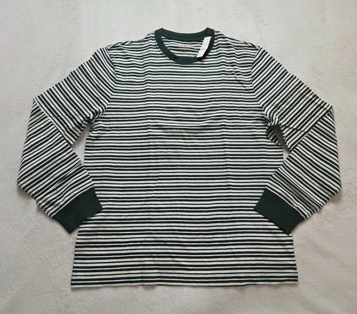Cotton Long Sleeve Striped Regular Size XL T-Shirts for Men for