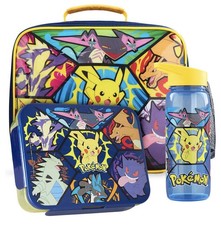 Pokemon Lunch Box With Bento Box And Water Bottle