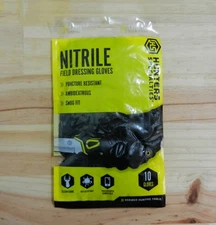 HS Hunter's Specialties;  Nitrile Field Dressing Gloves;  10 Gloves;  HS-100047