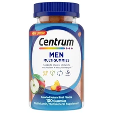 3 Pack - Centrum MultiGummies Gummy Multivitamin for Men,