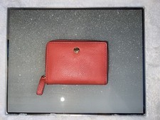 Paul Costelloe Women's Leather Purse Wallet Bright Peach