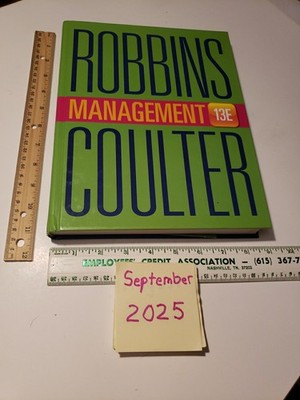Management by Mary A. Coulter and Stephen P. Robbins 2016, Hardcover 13 Edition