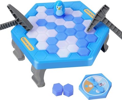 Ice Block Breaking Penguin Trap Game for Kids | Tabletop Board Game Family Fun