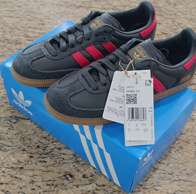 adidas Samba OG IG6173 Carbon Better Scarlet Gum Leather Men s Sneakers 2023