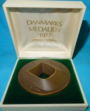 1977 ANDERS NYBORG BRONZE MEDAL DANMARKS  By HARTMAN LTD EDITION # 113/5000 (34)