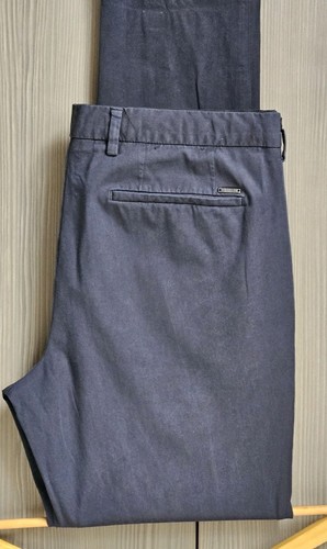 Pantalon Chino M&S Homme - Gris Bleu - Taille 42W/33L - NEUF Avec étiquettes