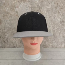 The Classics Yupoong Two Tone Black/Gray Adjustable Snapback Hat