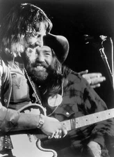 Willie Nelson & Waylon Jennings Publicity Picture Poster Photo Print 8x10