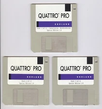 Quattro Pro Special Edition 1.0- Borland 3.5" Floppy Disks