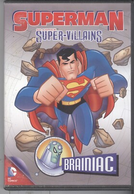 Superman Super-Villains Brainiac (1996) R1 DVD DC Comics Animation TV series