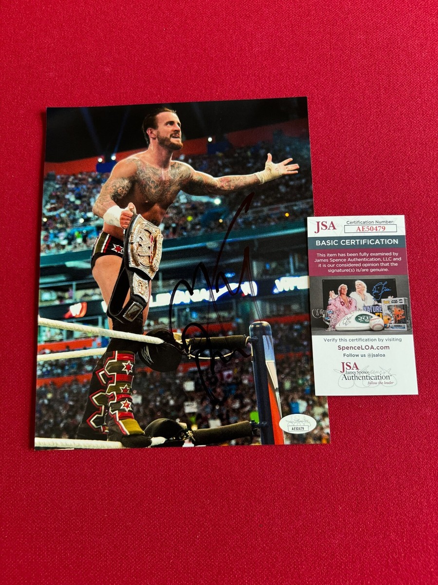 WWE ジョンシナ　CMパンク　サイン AEW s-l1200.jpg