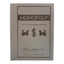 Monopoly Vintage Bookshelf Edition Canvas Box Replacement Pieces You Pick NEW!
