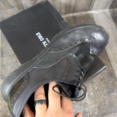 Kenneth Cole Mens Trent Black Wingtip‎ Dress Shoes Size 11 Kenneth Cole Mens Trent Black Wingtip Dress Shoes Size 11 | eBay main image 3