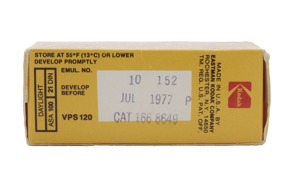 Kodak Vericolor II Pro Type S VPS 120 Film (Exp 7/1977, AS-IS) #45440 - Image 3 of 3