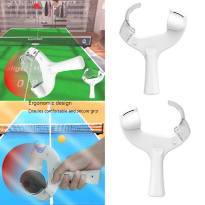 VR Tischtennis Paddel Griff Griff für Quest 3 Controller Griffe Zubehör