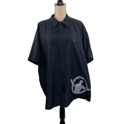 Red Kap Work Shirt Men's Size XXL Short Sleeve Bonafide Tough Guy 2 Pocket