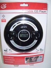 GPX Portable CD Player with Earbuds Never Removed
