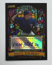 2008 Topps Stadium Club Beam Team #BTA-MTO Matt Tolbert Auto AR69