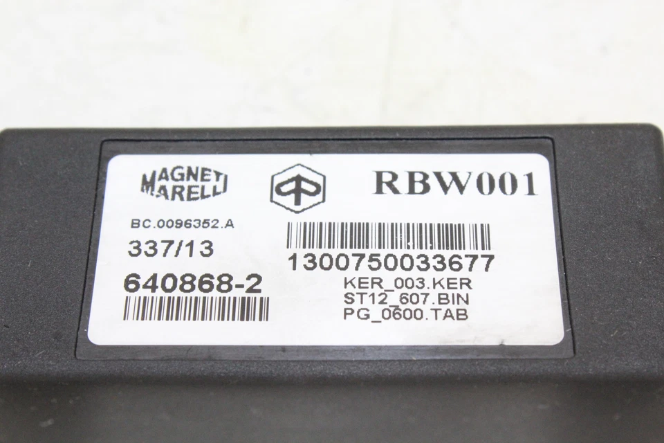 2015 Aprilia Shiver 750 Sl750 Ecu Computer Unit Black Box Ecm Cdi 640868-2 - Image 2 of 4