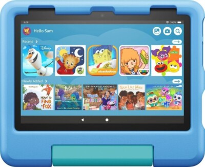    Brand New! Amazon- Fire HD 8 Kids- 12th Gen. 32GB , Wi-Fi, 8'' - Blue   
