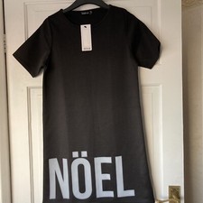 BNWT Black Scuba  Dress Size 8 Christmas Party Boohoo