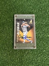 Roberto Alomar Signed certified 1995 Pinnacle Zenith Ed #89 Toronto Blue Jays