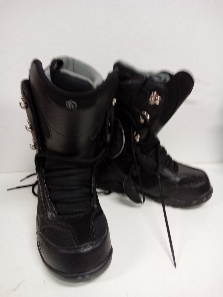 LTD Black Lace up Snow Board Boots Mens Size 7 #s4 | eBay