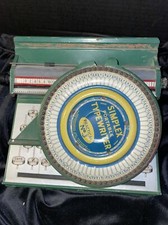 RARE Antique Original Simplex GREEN Portable Typewriter Model 3 EXCELLENT