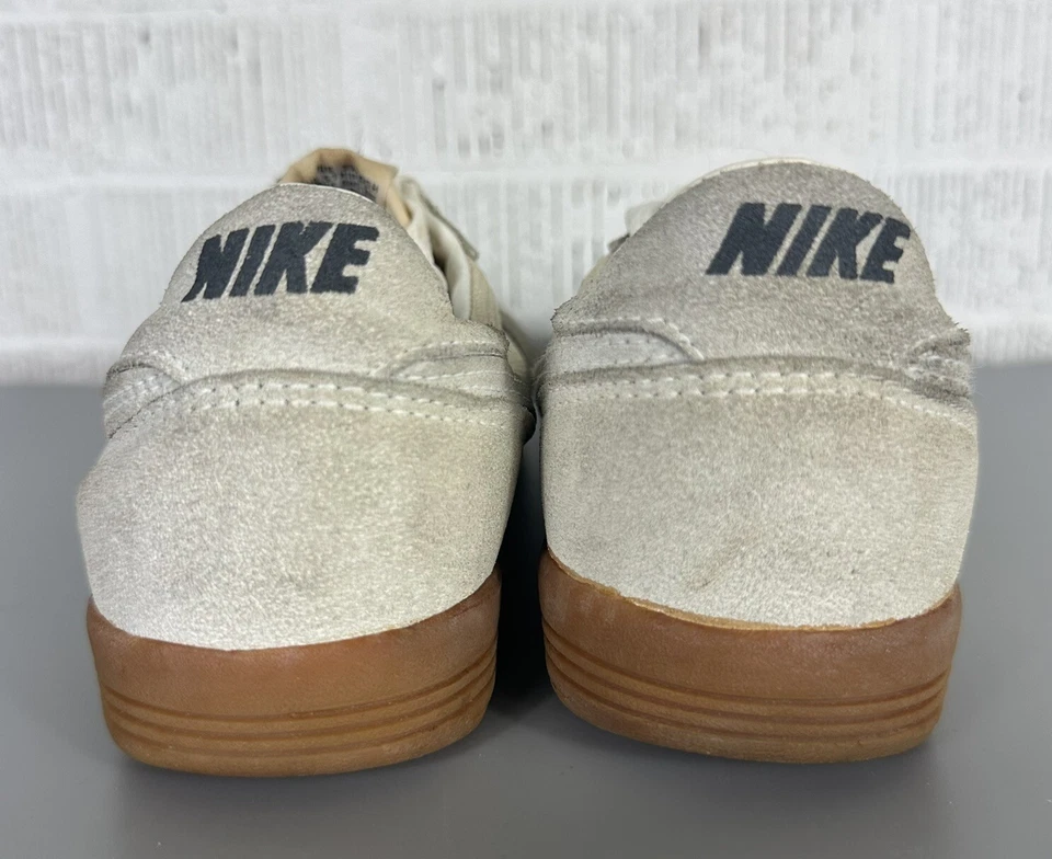 1980's Nike Focus Ace Womens Trainer Sneakers Gum Sole Suede 7.5 Vintage - Image 2 of 4